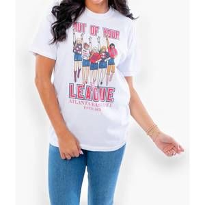 NEW POPPY & PINE atlanta baseball tee in white